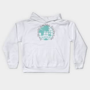 worlds in my hands Kids Hoodie